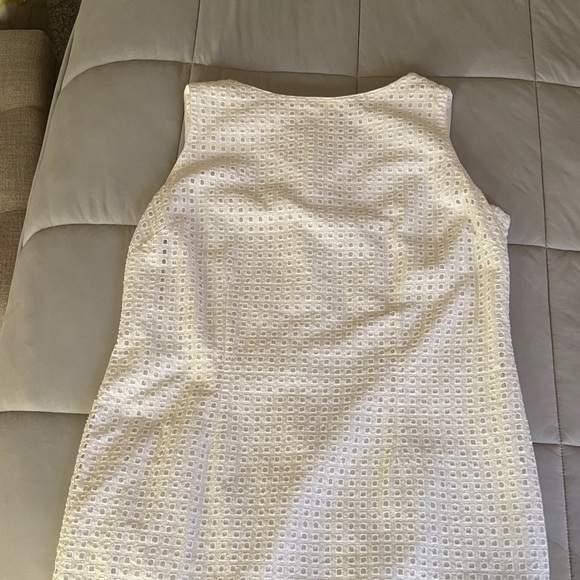 Liz Claiborne Elegant White Sleeveless Dress - Picture 1 of 6